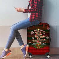 Meri Kirihimete New Zealand Luggage Cover Christmas Kiwi Maori DT02 - Polynesian Pride