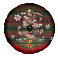 Meri Kirihimete New Zealand Spare Tire Cover Christmas Kiwi Maori DT02 - Polynesian Pride