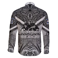 New Zealand Family Matching Summer Maxi Dress and Hawaiian Shirt Rugby Aotearoa Champions DT02 - Polynesian Pride