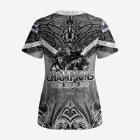 New Zealand Scrub Top Rugby Aotearoa Champions - Polynesian Pride