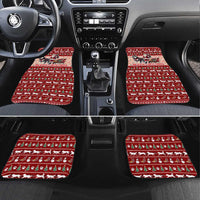 Dog Sled Christmas Car Mats Husky Sleigh Ride Design - Polynesian Pride