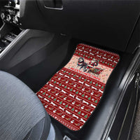 Dog Sled Christmas Car Mats Husky Sleigh Ride Design - Polynesian Pride
