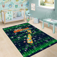 Merry Christmas New Zealand Area Rug Xmas Travel Map DT02 - Polynesian Pride
