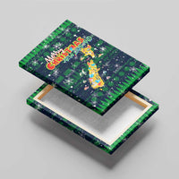 Merry Christmas New Zealand Canvas Wall Art Xmas Travel Map DT02 - Polynesian Pride