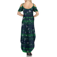 Merry Christmas New Zealand Family Matching Summer Maxi Dress and Hawaiian Shirt Xmas Travel Map DT02 - Polynesian Pride
