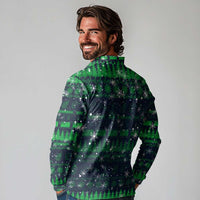 Merry Christmas New Zealand Long Sleeve Polo Shirt Xmas Travel Map - Polynesian Pride