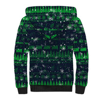 Merry Christmas New Zealand Sherpa Hoodie Xmas Travel Map - Polynesian Pride