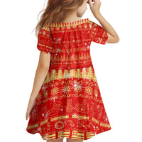 Merry Christmas Hawaii Family Matching Off Shoulder Maxi Dress and Hawaiian Shirt Xmas Travel Map DT02 - Polynesian Pride