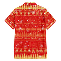 Merry Christmas Hawaii Family Matching Off Shoulder Short Dress and Hawaiian Shirt Xmas Travel Map DT02 - Polynesian Pride
