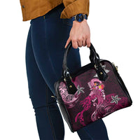 Breast Cancer Mermaid Polynesia Shoulder Handbag Faith Hope Love