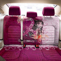 Breast Cancer New Zealand Back Car Seat Cover Maori Aotearoa Girl Pink Out DT02 - Polynesian Pride
