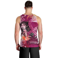 Breast Cancer New Zealand Men Tank Top Maori Aotearoa Girl Pink Out DT02 - Polynesian Pride