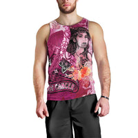 Breast Cancer New Zealand Men Tank Top Maori Aotearoa Girl Pink Out DT02 - Polynesian Pride
