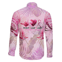 Breast Cancer Polynesian Family Matching Puletasi and Hawaiian Shirt I Can Do All Things Through Christ