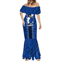 Guam Chamorro Warrior Mermaid Dress Traditional Tribal Patterns DT02 - Polynesian Pride