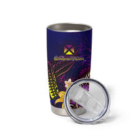 Wallis and Futuna Tumbler Cup Whale Hibiscus Polynesian