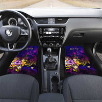 New Caledonia Car Mats Whale Hibiscus Polynesian