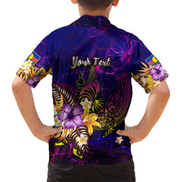 New Caledonia Family Matching Summer Maxi Dress and Hawaiian Shirt Whale Hibiscus Polynesian DT02 - Polynesian Pride