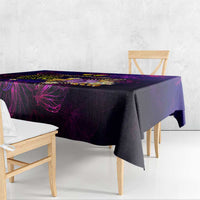 New Caledonia Tablecloth Whale Hibiscus Polynesian