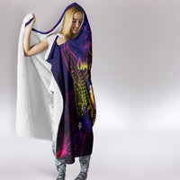 Cook Islands Hooded Blanket Whale Hibiscus Polynesian