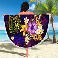 Northern Mariana Islands Beach Blanket Whale Hibiscus Polynesian