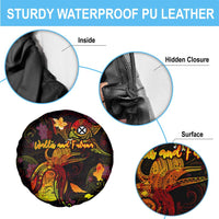 Wallis and Futuna Spare Tire Cover Octopus Plumeria Polynesian Tattoo