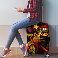New Caledonia Luggage Cover Octopus Plumeria Polynesian Tattoo