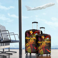 New Caledonia Luggage Cover Octopus Plumeria Polynesian Tattoo