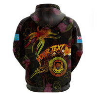 Tuvalu Hoodie Octopus Plumeria Polynesian Tattoo