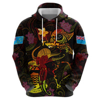 Tuvalu Hoodie Octopus Plumeria Polynesian Tattoo