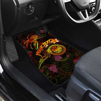 Marshall Islands Car Mats Octopus Plumeria Polynesian Tattoo DT02 - Polynesian Pride