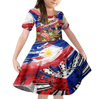Personalized Philippines Independence Day Family Matching Tank Maxi Dress and Hawaiian Shirt Polynesia Filipinas Eagle Hibiscus