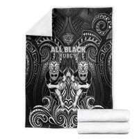 All Black Blanket New Zealand Rugby Mascot Maori