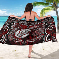 New Zealand Aotearoa Rugby Sarong Maori Fern Tattoo Art