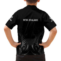 New Zealand Hawaiian Shirt Rugby 2023 Champions Black DT02 - Polynesian Pride