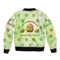 Kiwi Cannibalism Bomber Jacket New Zealand Kiwi Cute Bird Funny DT02 - Polynesian Pride