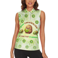 Kiwi Cannibalism Women Sleeveless Polo Shirt New Zealand Kiwi Cute Bird Funny DT02 - Polynesian Pride