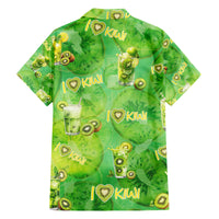 I Love Kiwi Family Matching Long Sleeve Bodycon Dress and Hawaiian Shirt New Zealand Kiwi Fruit Summer Cocktail