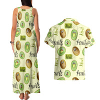 Kiwi Cute Humorous Couples Matching Tank Maxi Dress and Hawaiian Shirt New Zealand Fruit DT02 - Polynesian Pride