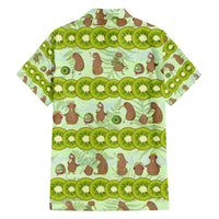 New Zealand Kiwi Fruit Witty Kiwi Bird Family Matching Long Sleeve Bodycon Dress and Hawaiian Shirt DT02 - Polynesian Pride