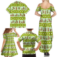 New Zealand Kiwi Fruit Witty Kiwi Bird Family Matching Summer Maxi Dress and Hawaiian Shirt DT02 - Polynesian Pride