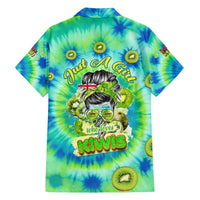 Just a Girl Who Loves Kiwis Family Matching Summer Maxi Dress and Hawaiian Shirt New Zealand Tie Dye DT02 - Polynesian Pride
