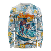 Hawaii Father's Day It's Surfing Time Long Sleeve Shirt Aloha L Makuakane DT02 Unisex Blue - Polynesian Pride