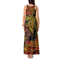Papua New Guinea 50th Independence Day Tank Maxi Dress Culture Spirit and Sovereignty DT02 - Polynesian Pride