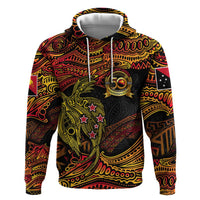 Papua New Guinea 50th Independence Day Zip Hoodie Culture Spirit and Sovereignty