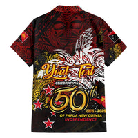PNG 1975 - 2025 Family Matching Long Sleeve Bodycon Dress and Hawaiian Shirt Papua New Guinea 50th Independence Anniversary DT02 - Polynesian Pride