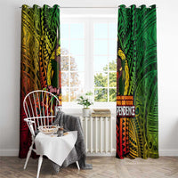 Vanuatu 45th Independence Anniversary Window Curtain Embracing Our Traditions Shaping Our Future
