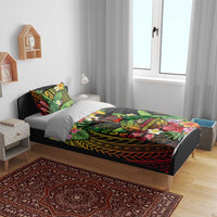 45th Anniversary of Freedom Vanuatu Bedding Set Island Pride Cultural Power Pacific Unity