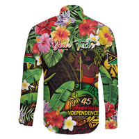 45th Anniversary of Freedom Vanuatu Family Matching Summer Maxi Dress and Hawaiian Shirt Island Pride Cultural Power Pacific Unity DT02 - Polynesian Pride