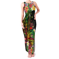 45th Anniversary of Freedom Vanuatu Family Matching Tank Maxi Dress and Hawaiian Shirt Island Pride Cultural Power Pacific Unity DT02 Mom's Dress Art - Polynesian Pride